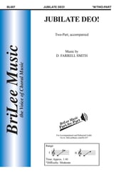 Jubilate Deo! Two-Part choral sheet music cover